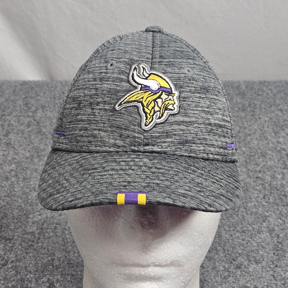 Minnesota Vikings New Era Hat Youth‎ Child Gray Space Dye 39THIRTY Stretch NFL